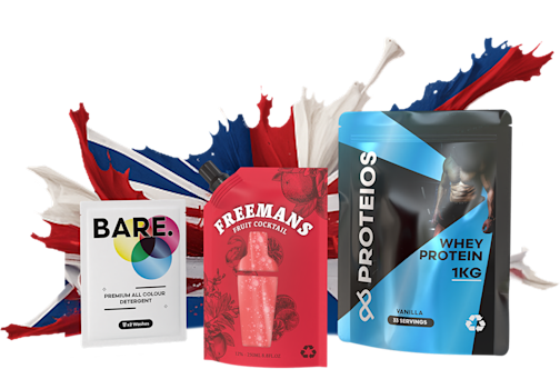 Collection of pouches made in the UK