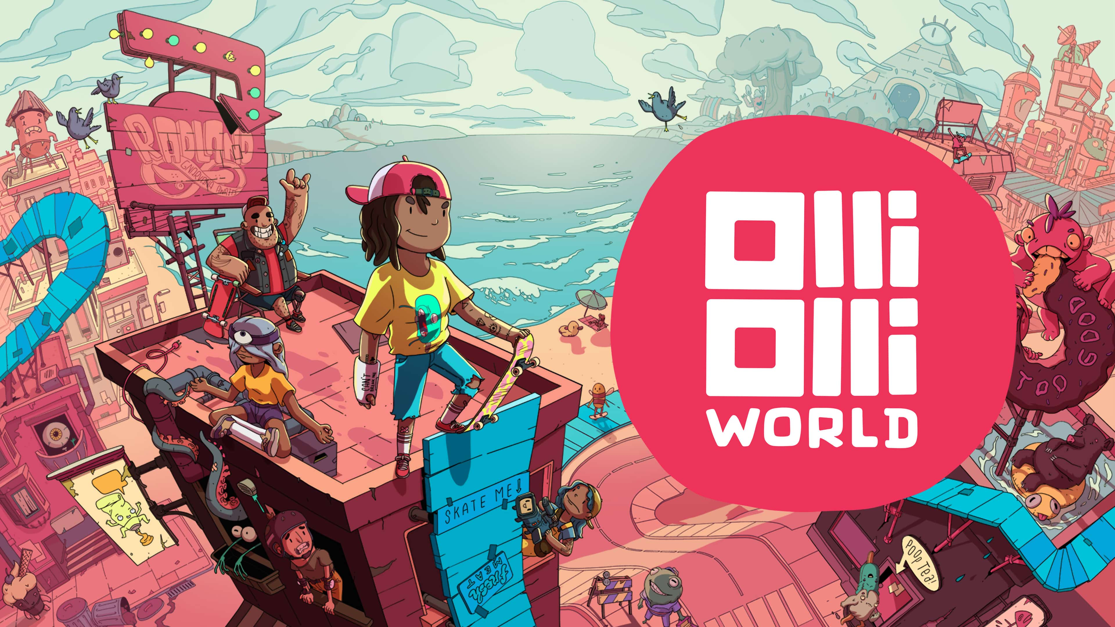 World found. OLLIOLLI.World игра. OLLIOLLI World Xbox. Olli Olli World. Игра обложка мира.