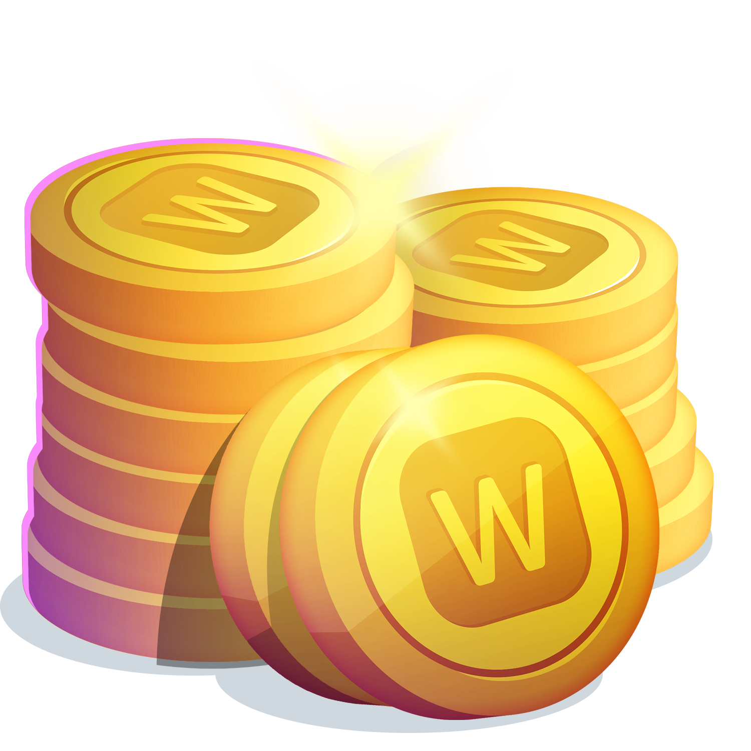 Stack of 530 Coins