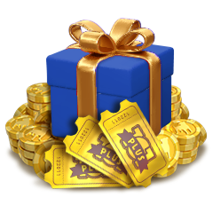 101 Okey Plus gift icon daily streak cta stripe