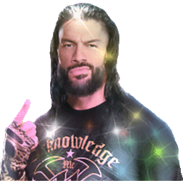 1x Roman Reigns Foil Card