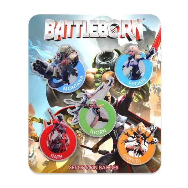 Battleborn® Pin Badges - Set of 5 - Product Image 1