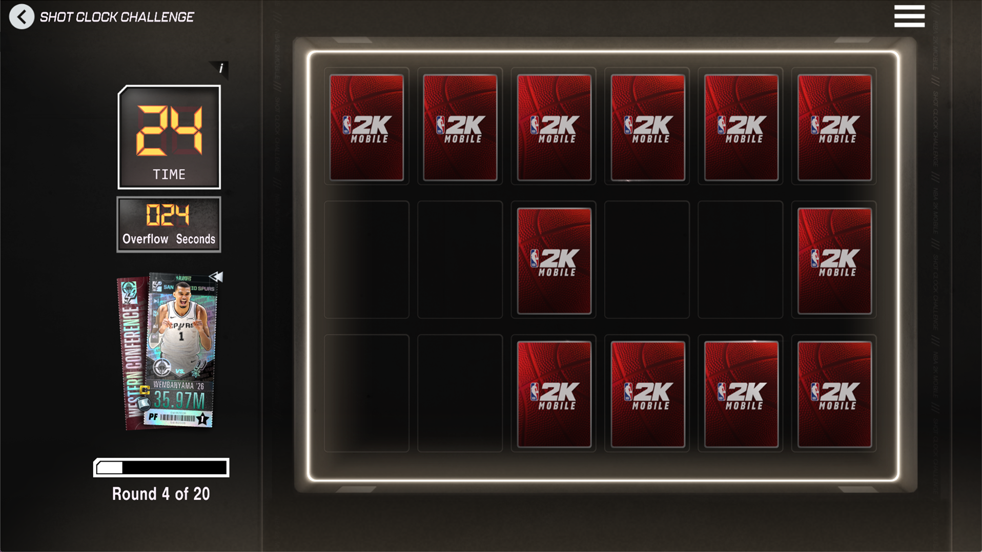 Shot Clock Challenge