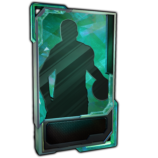 Random Aqua Diamond Foundation Card