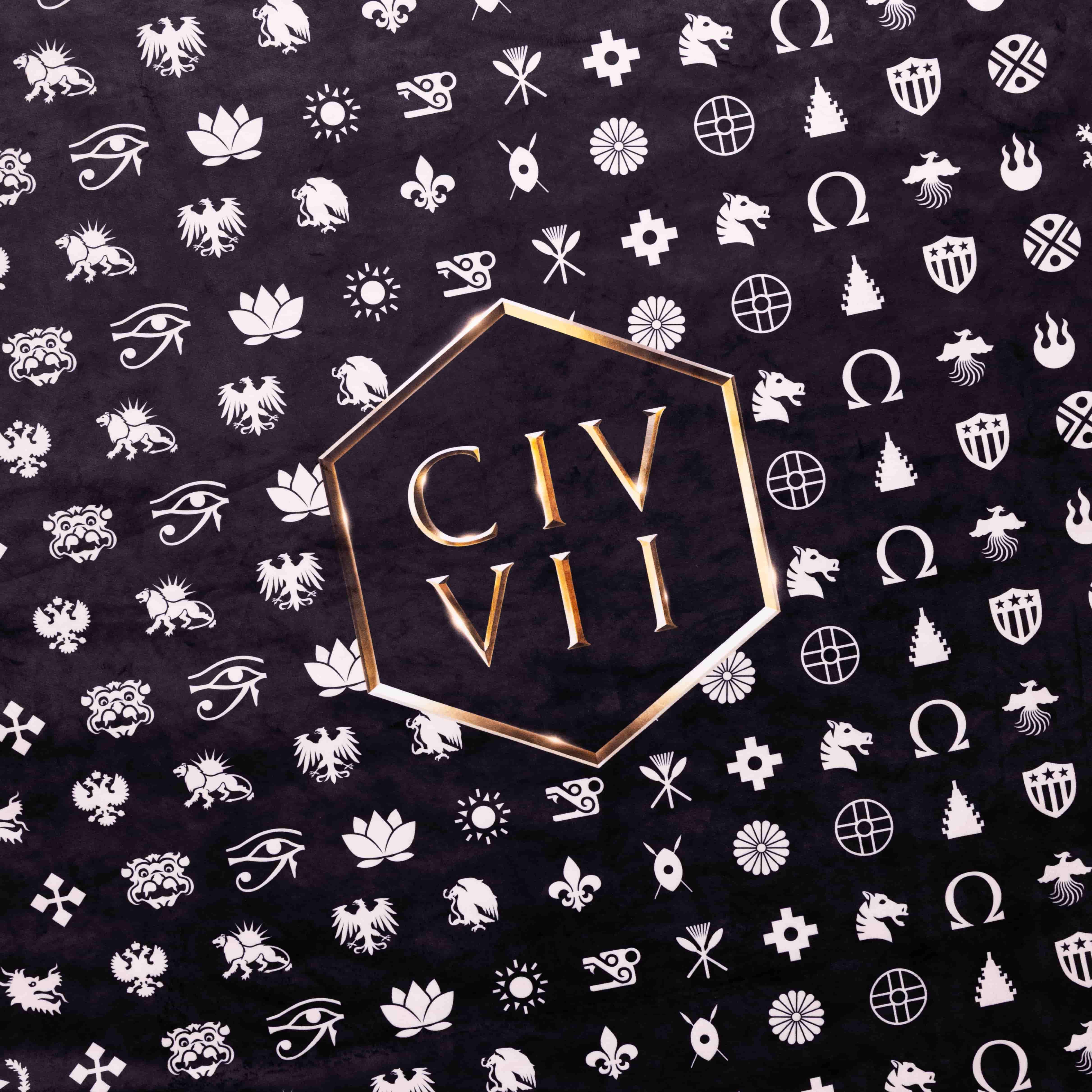 Civilization VII Sherpa Luxe Throw Blanket Product Image 2