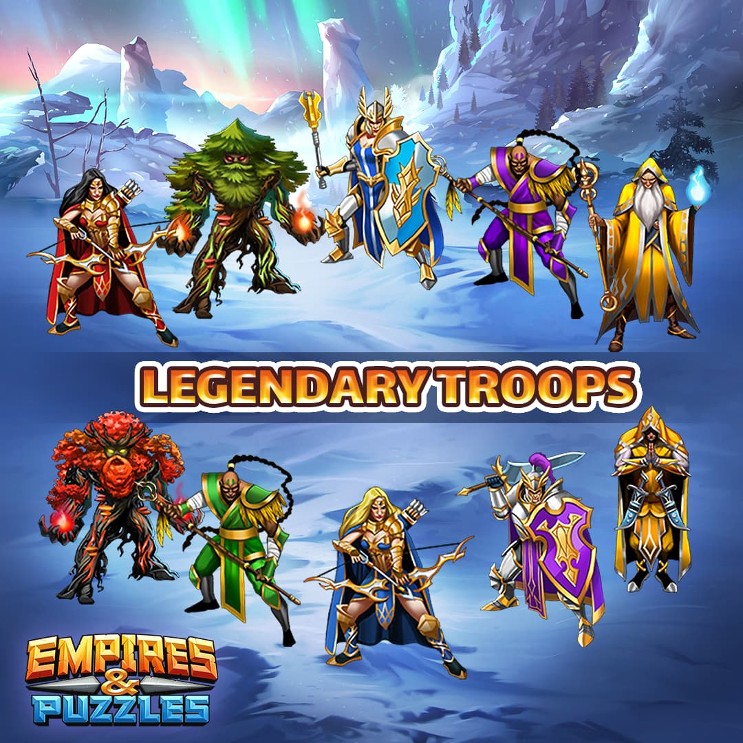 Announcing Legendary Troops! | Empires & Puzzles