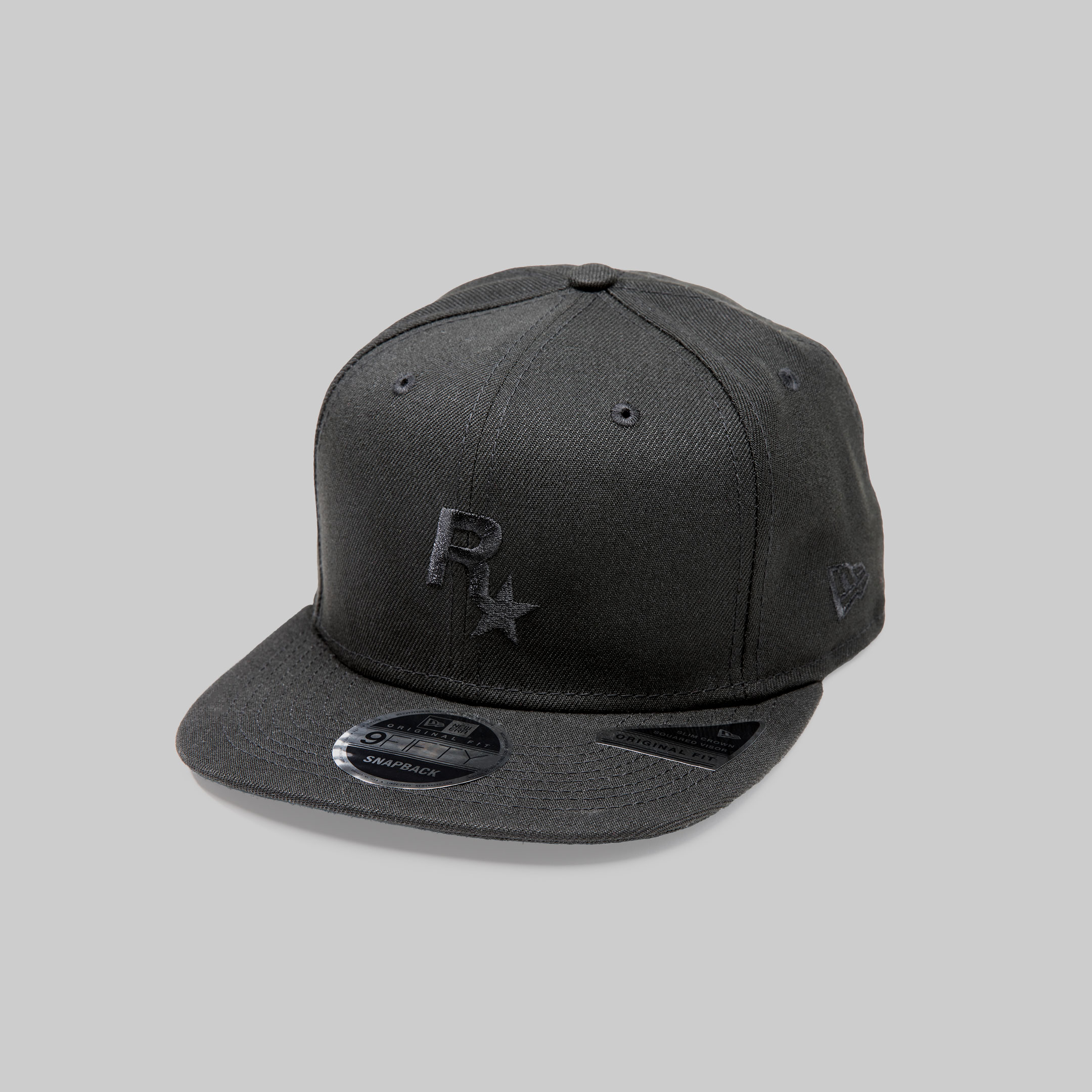 rockstar games new era snapback hat - black