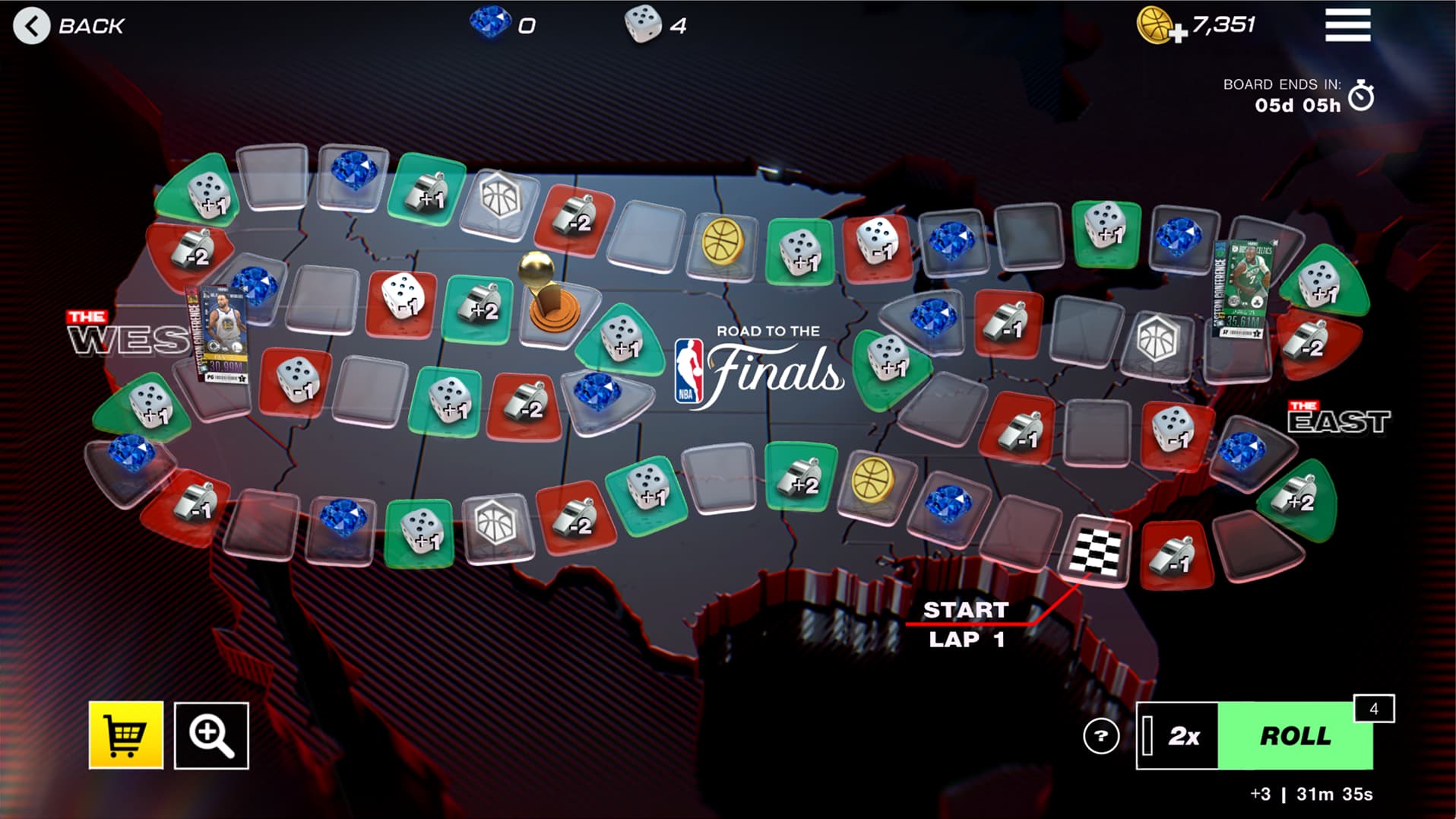 Road to the Finals Board