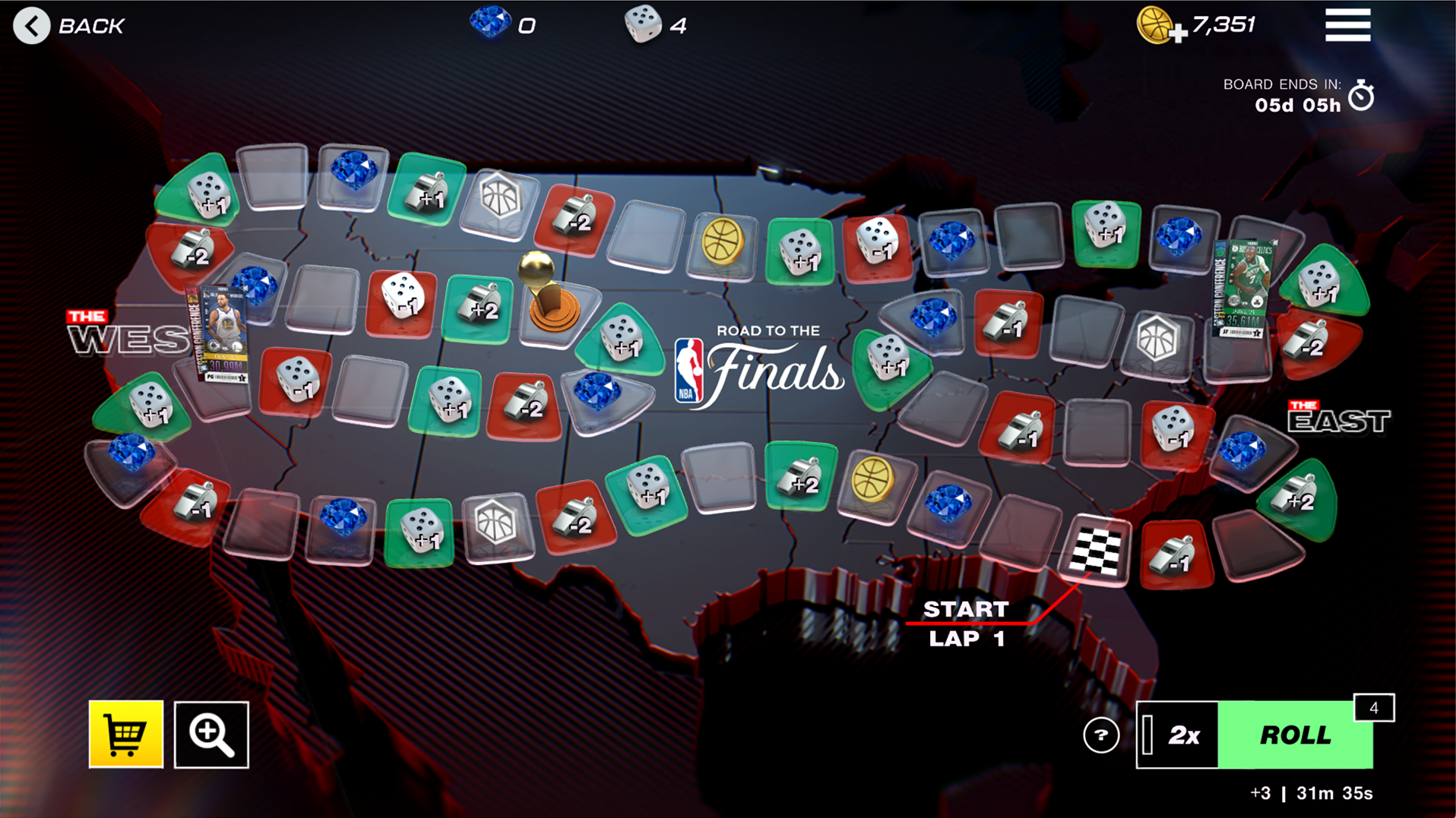 Road to the Finals Board