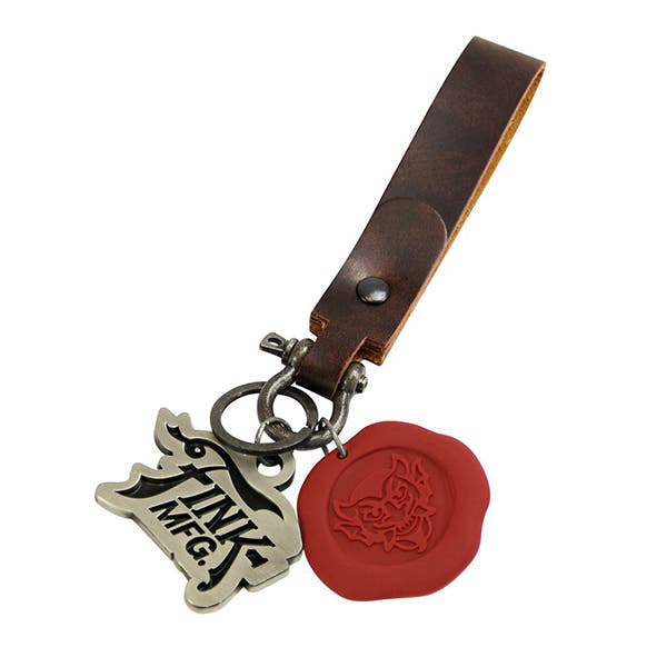 Bioshock Devil's Kiss PVC Wax Seal Keychain - Product Image 1