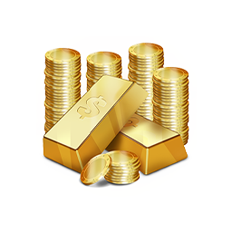 Stockpile of gold