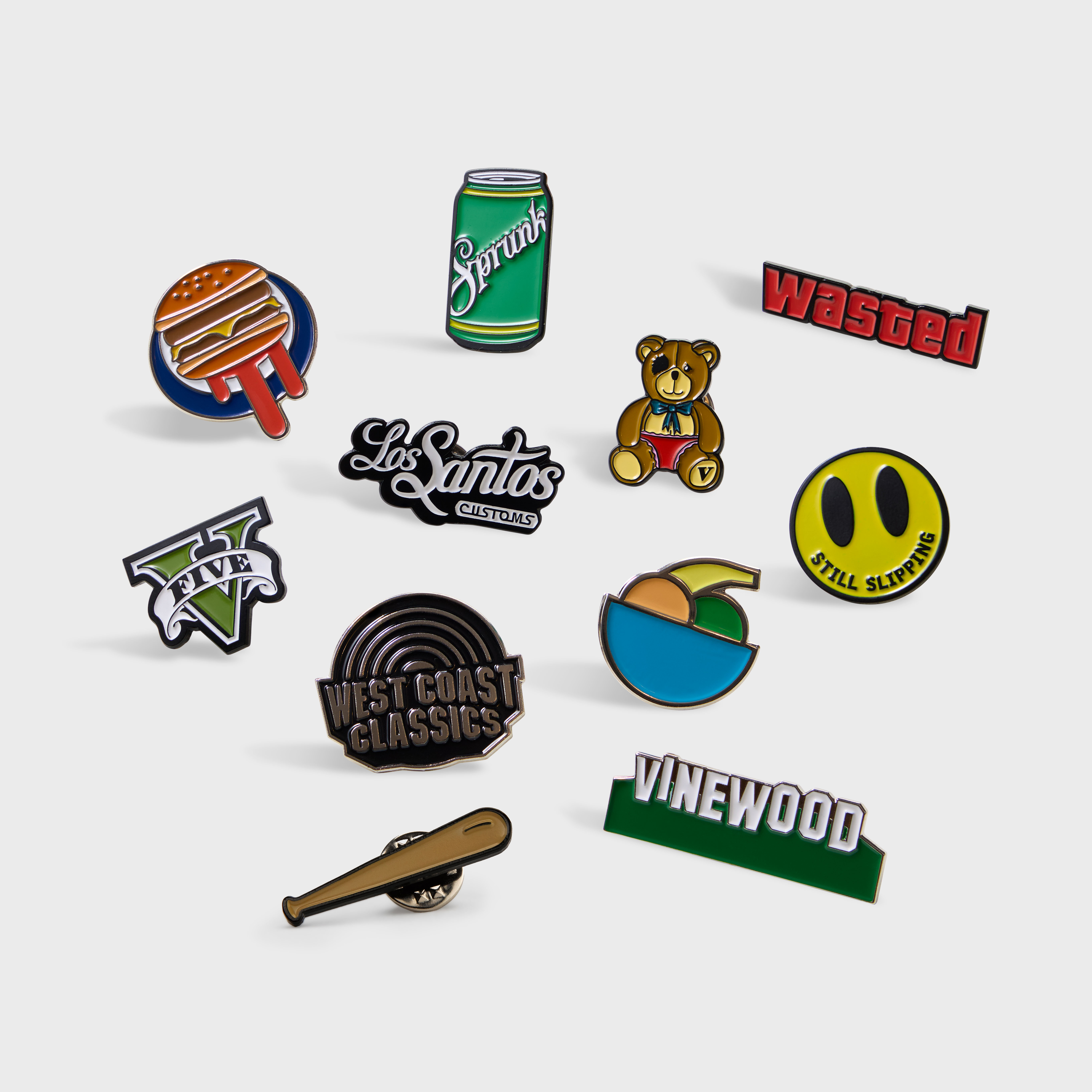 Grand Theft Auto V Enamel Pins