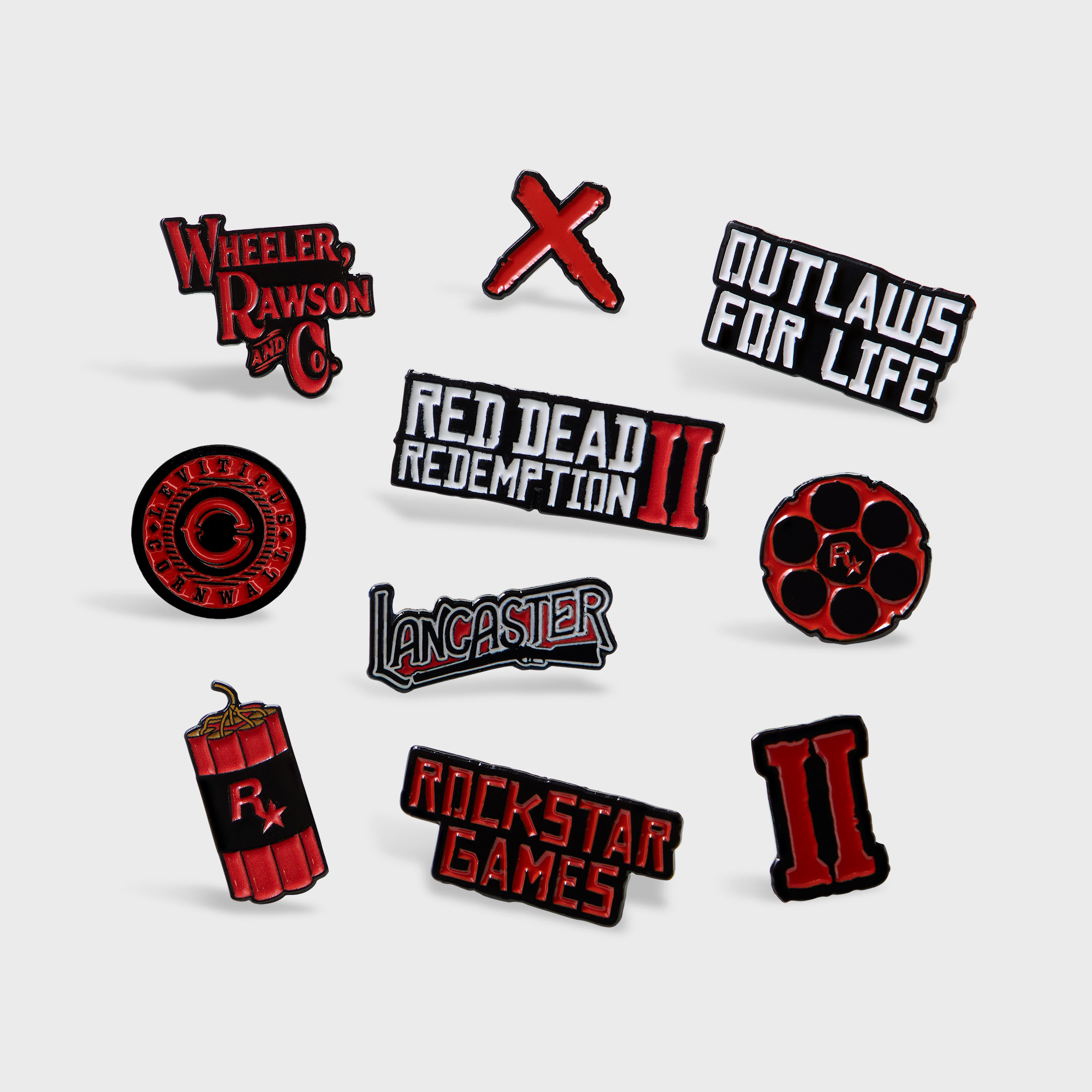 Red Dead Redemption Enamel Pins