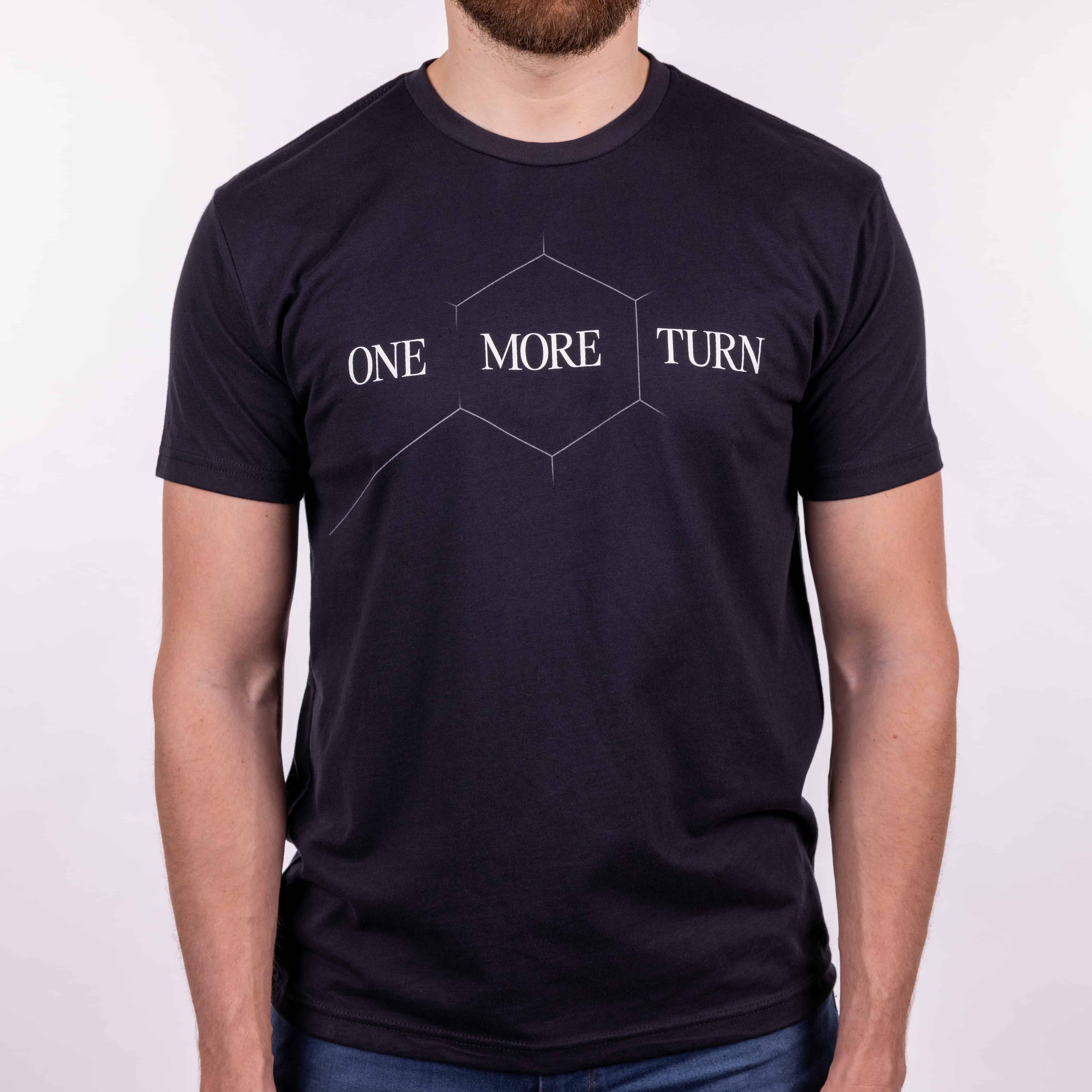 "One More Turn" Short-Sleeve Tee Metallic