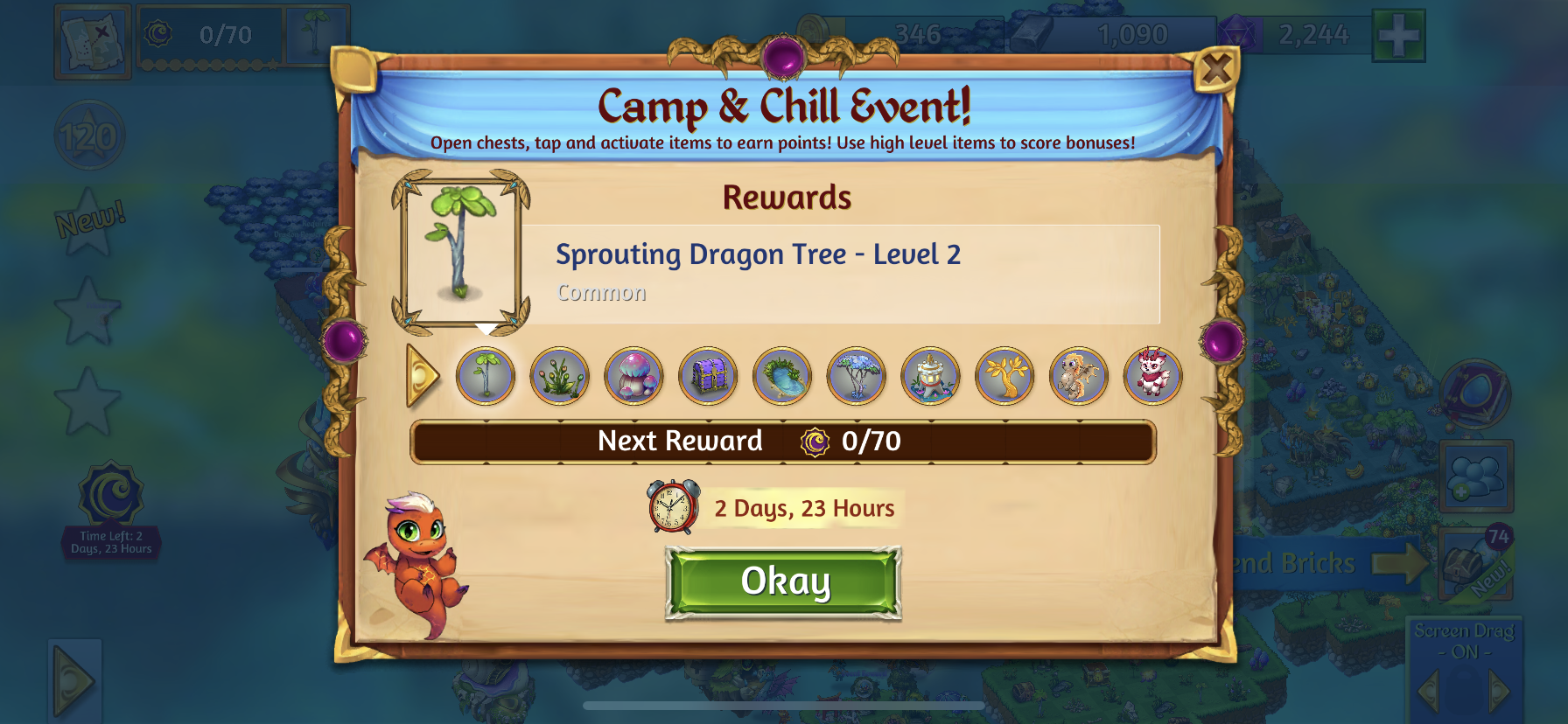 camp & chill rewards