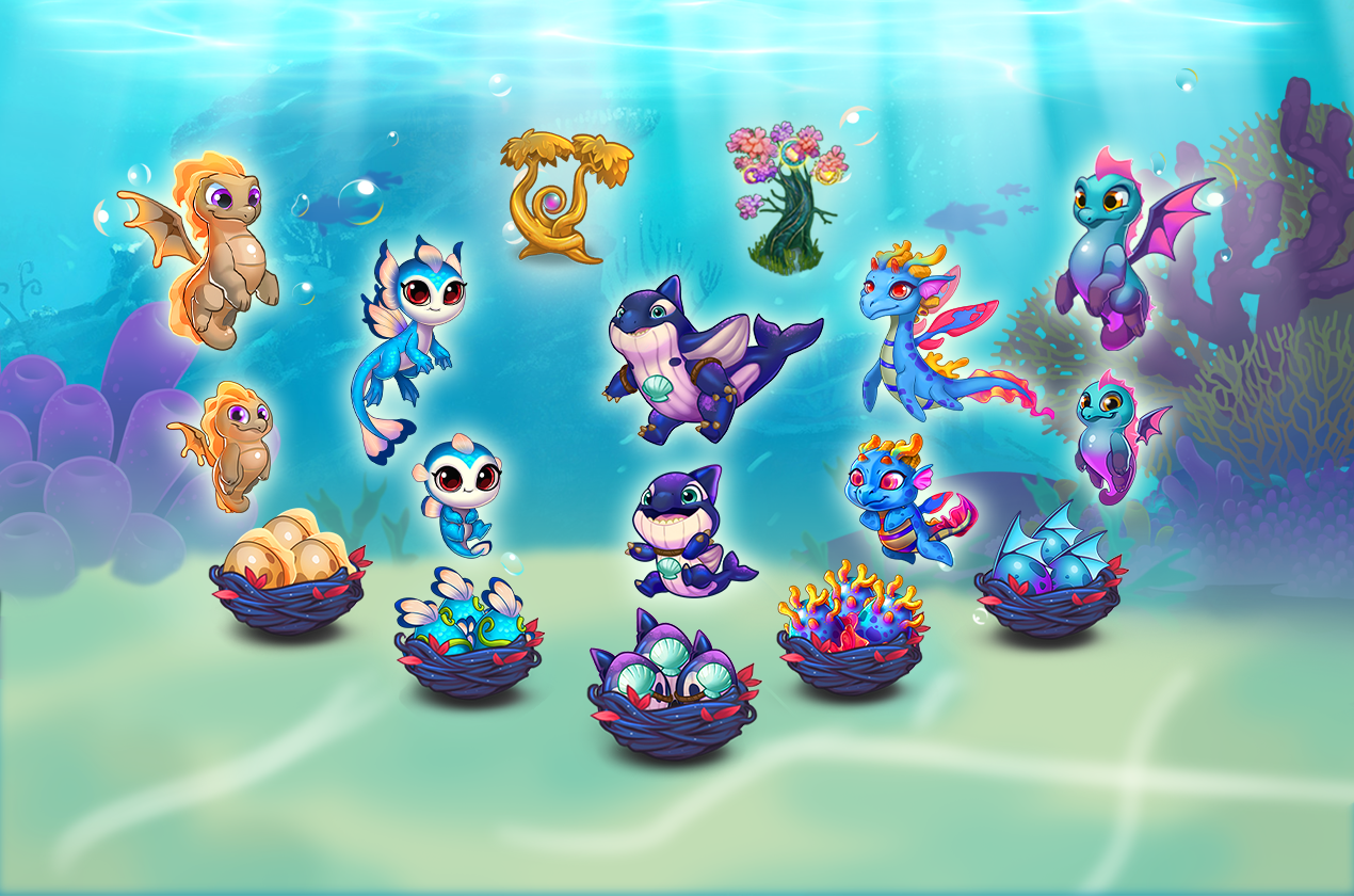 Ocean Breeze | Merge Dragons