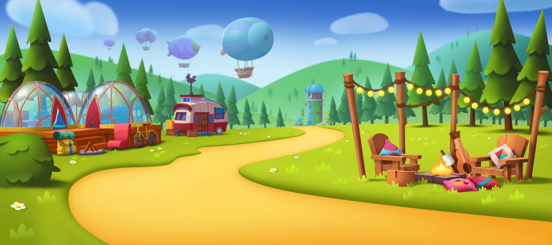 summer camp sky race