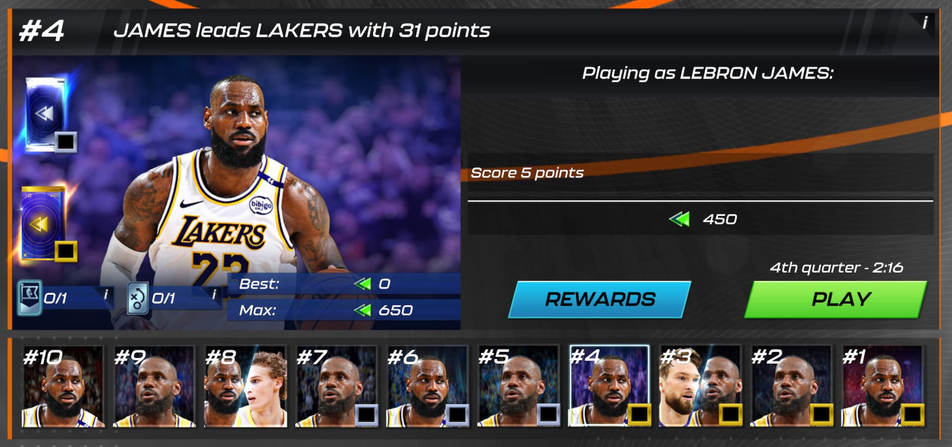 Rewind Offseason Screenshot
