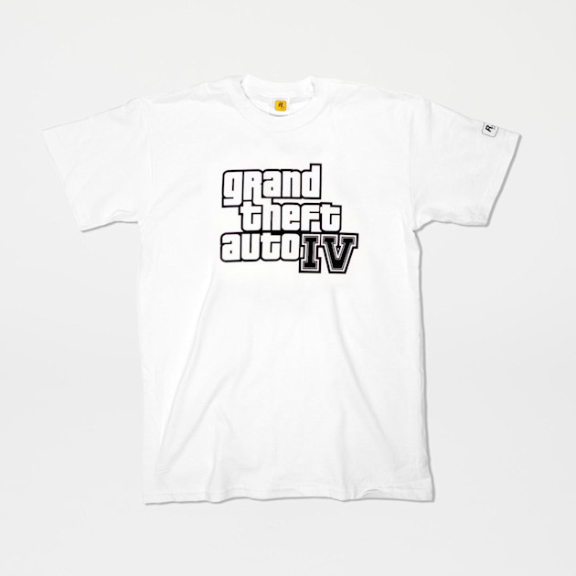 Grand Theft Auto IV White Tee | Rockstar Store