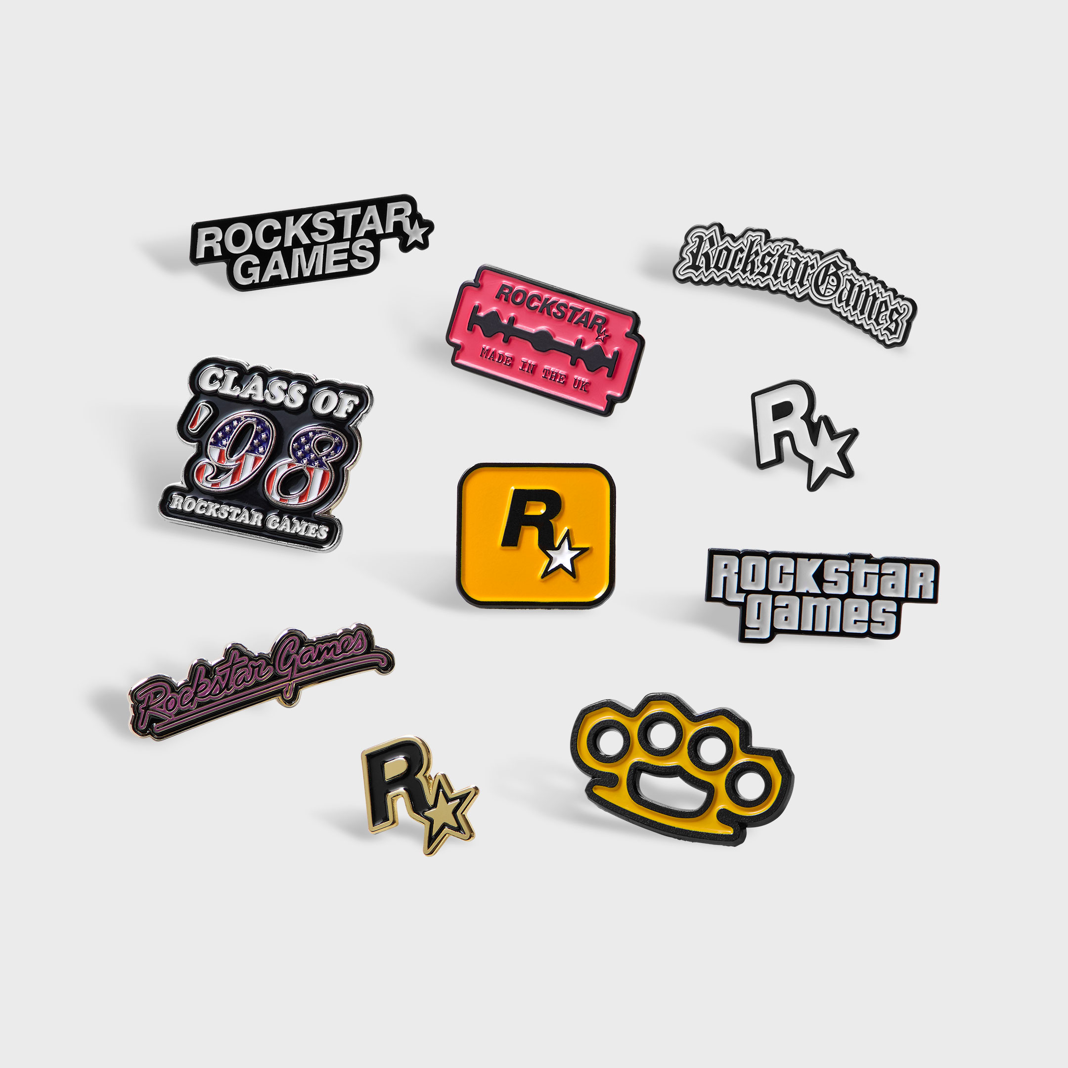 Rockstar Games Enamel Pins