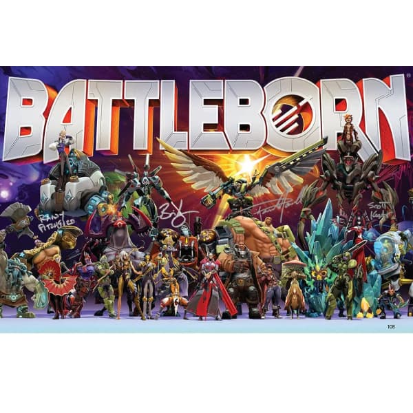 Signed Battleborn Lithograph - Product Image 1