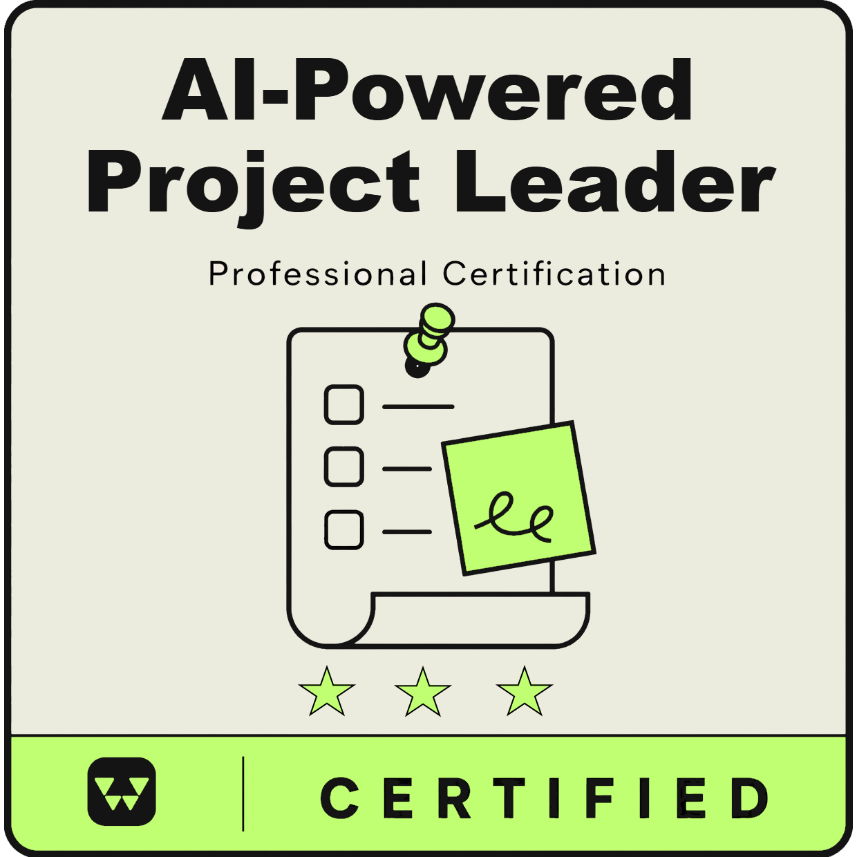 AI-Powered Project Leader Badge