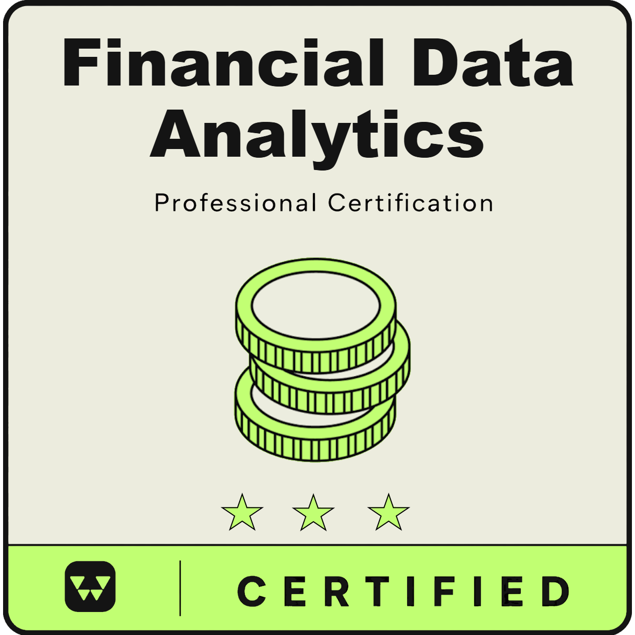 Financial Data Analytics Badge