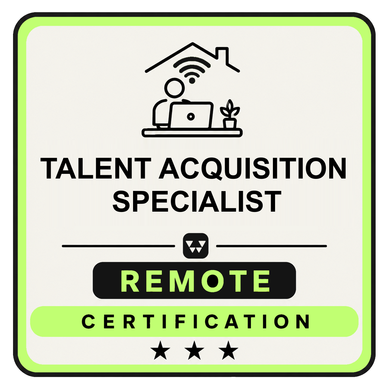 Remote Talent Acquisition Specialist Badge