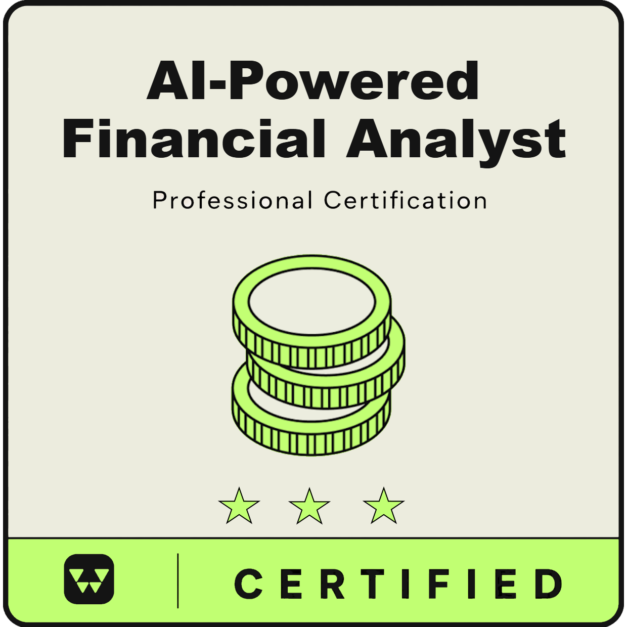 Financial Analyst Badge