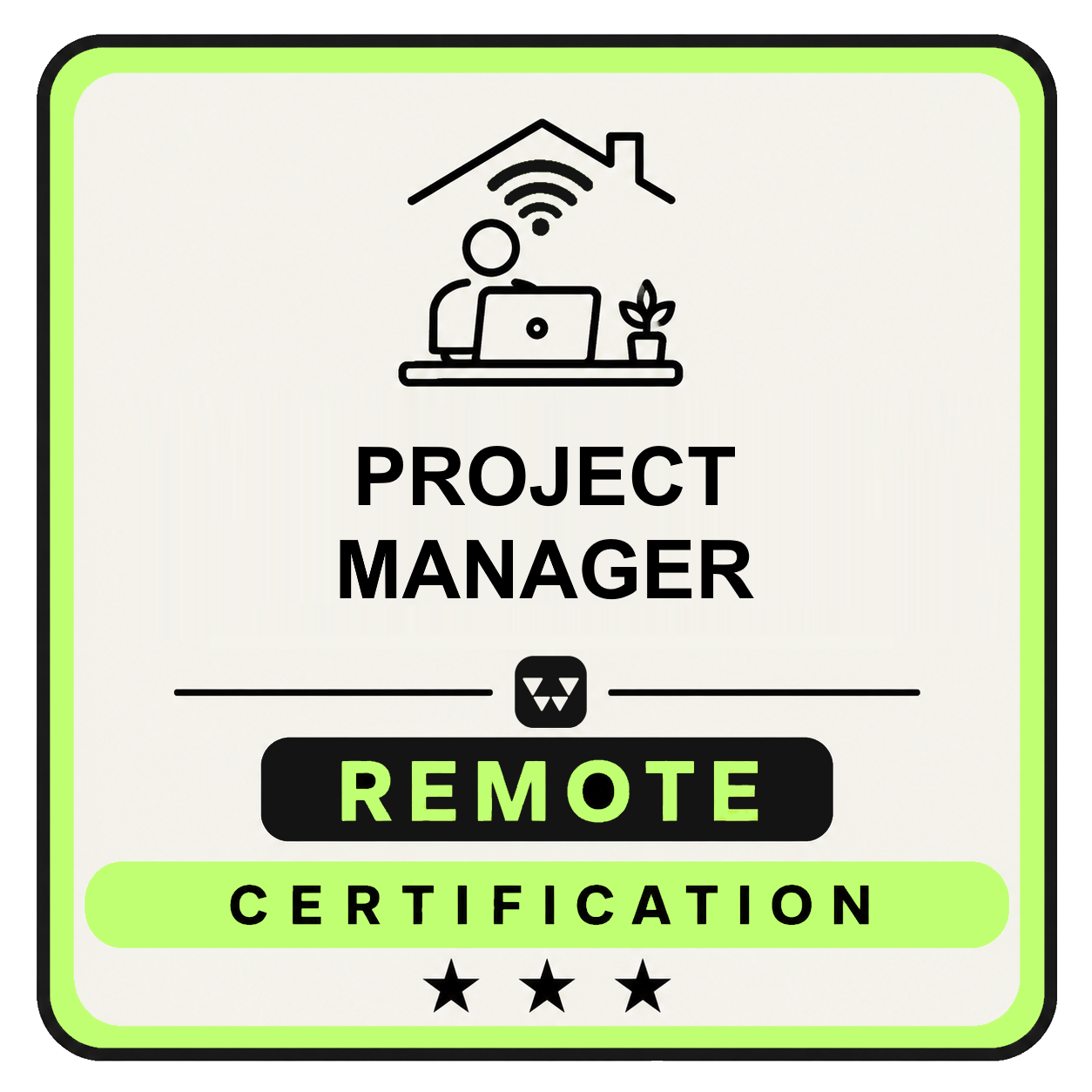 Remote Project Manager Badge