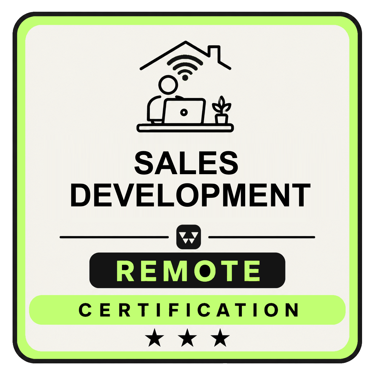 Remote Sales Development Representative (SDR) Badge