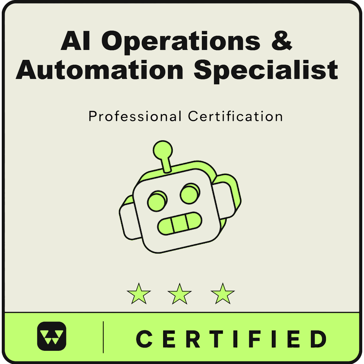 AI Operations & Automation Specialist Badge