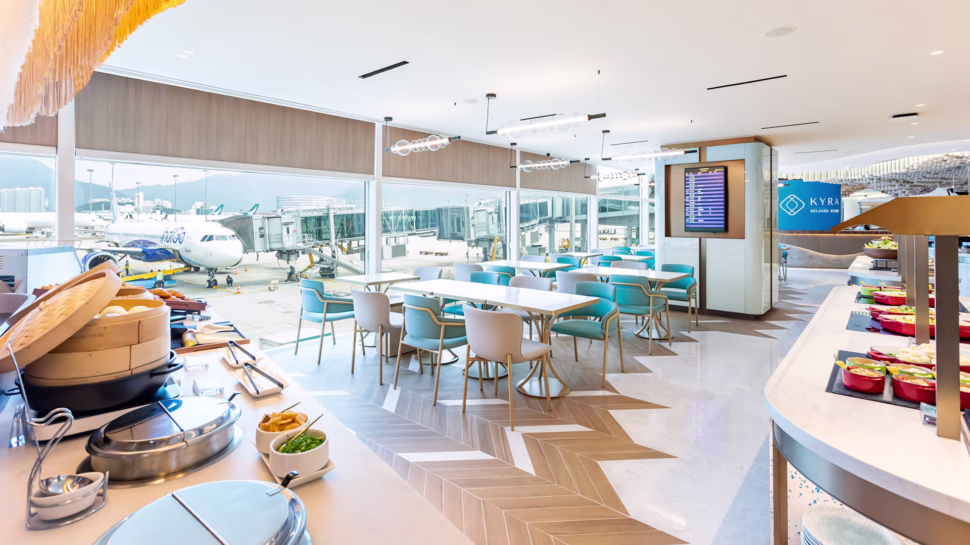 Kyra Lounge Food servery area 