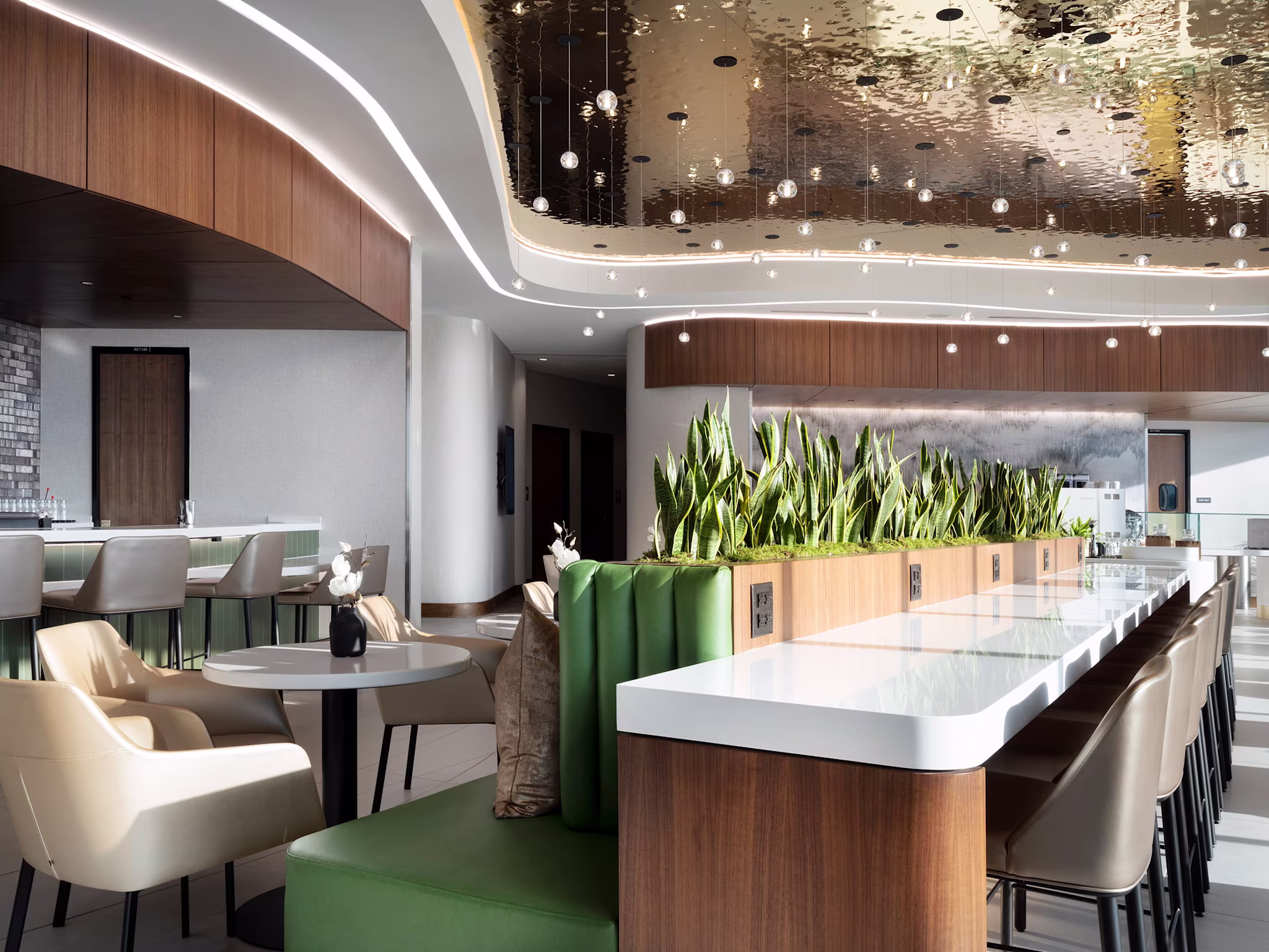 A contemporary lounge experience for the contemporary traveler