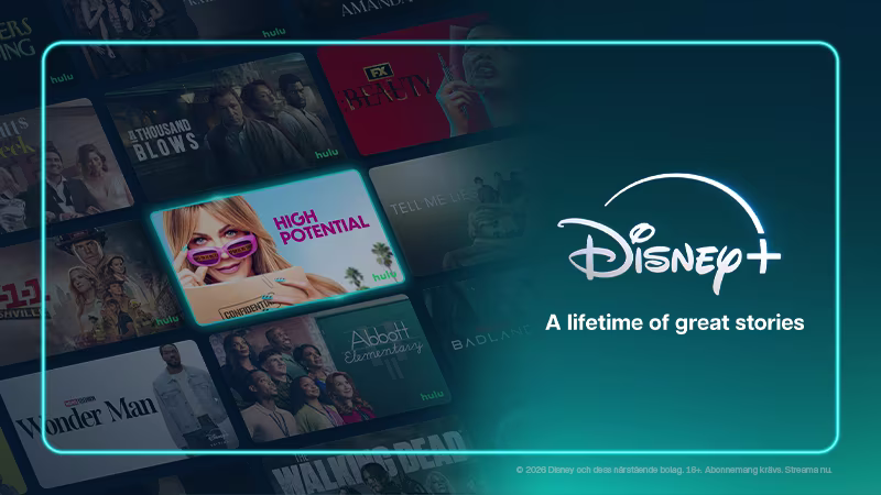 Streama filmer och serier på Disney+