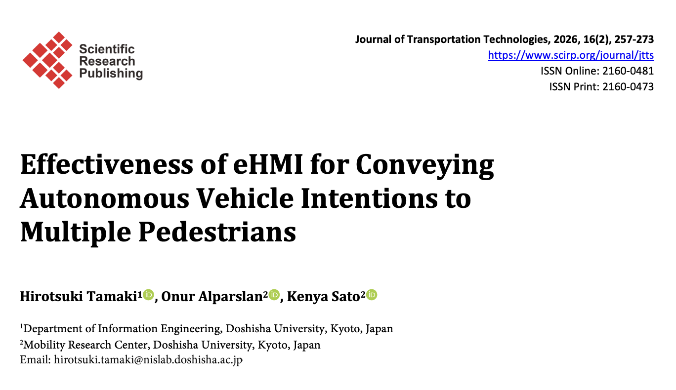   Journal of Transportation Technologies