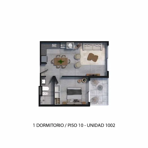 Plano 1 Dormitorio de Arcadia II
