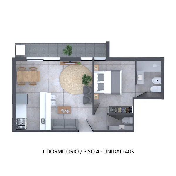 Plano 1 Dormitorio de Ávalon