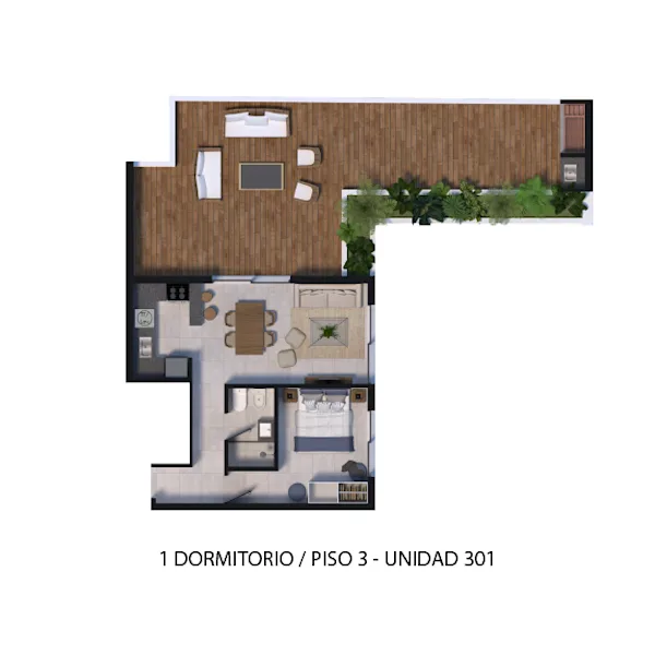 Plano 1 Dormitorio de Vostok