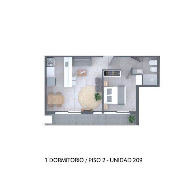 Plano 1 Dormitorio de Ávalon