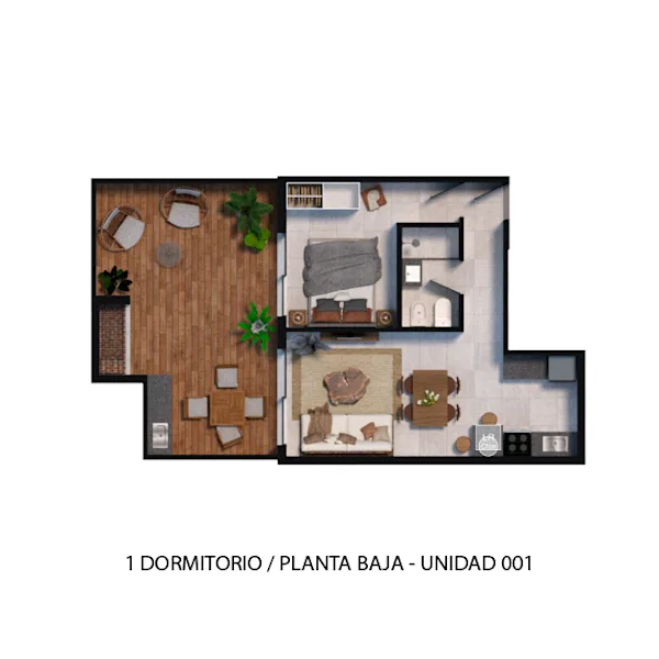 Plano 1 Dormitorio de Vostok