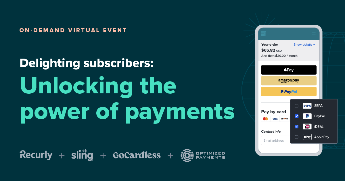 On-demand event: Delighting subscribers: Unlocking the power of payments