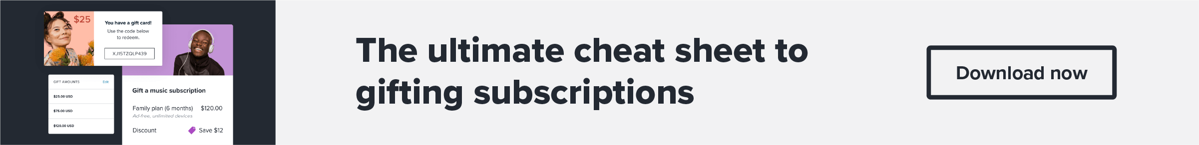 The ultimate cheat sheet to gifting subscriptions CTA image