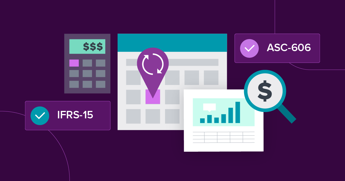 Image showing revenue recognition for subscription businesses graphics.