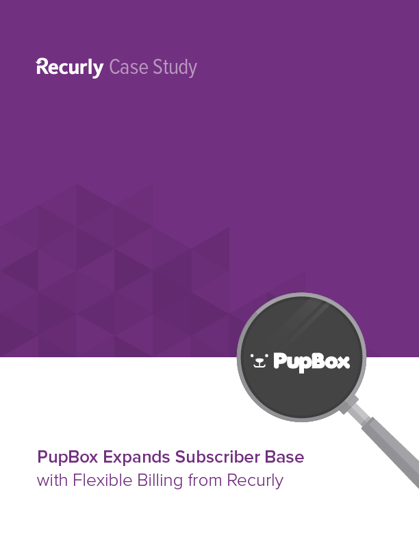 PupBox Expands Subscriber Base with Flexible Billing from Recurly case study cover