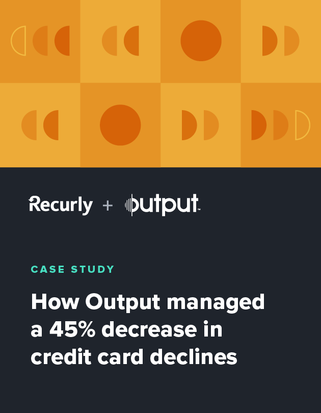 Output Hits All the Right Notes with Recurly case study graphic