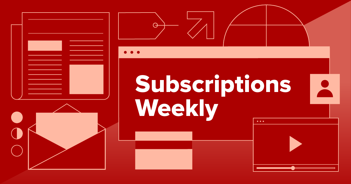 Subscriptions Weekly red image
