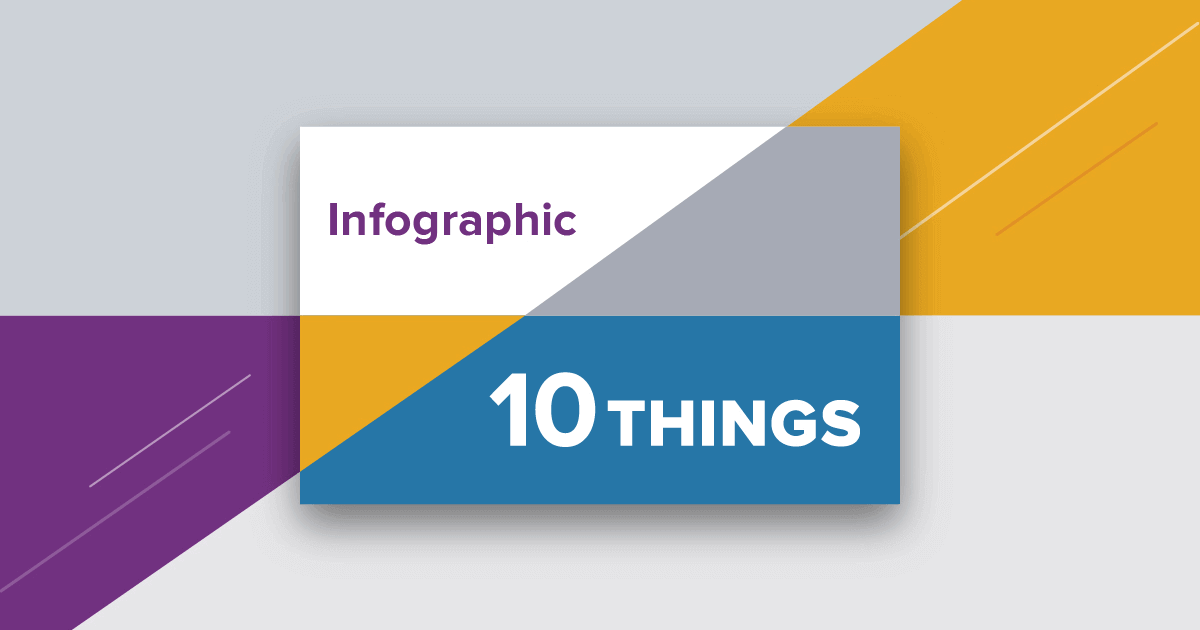 Ten things infographic cover