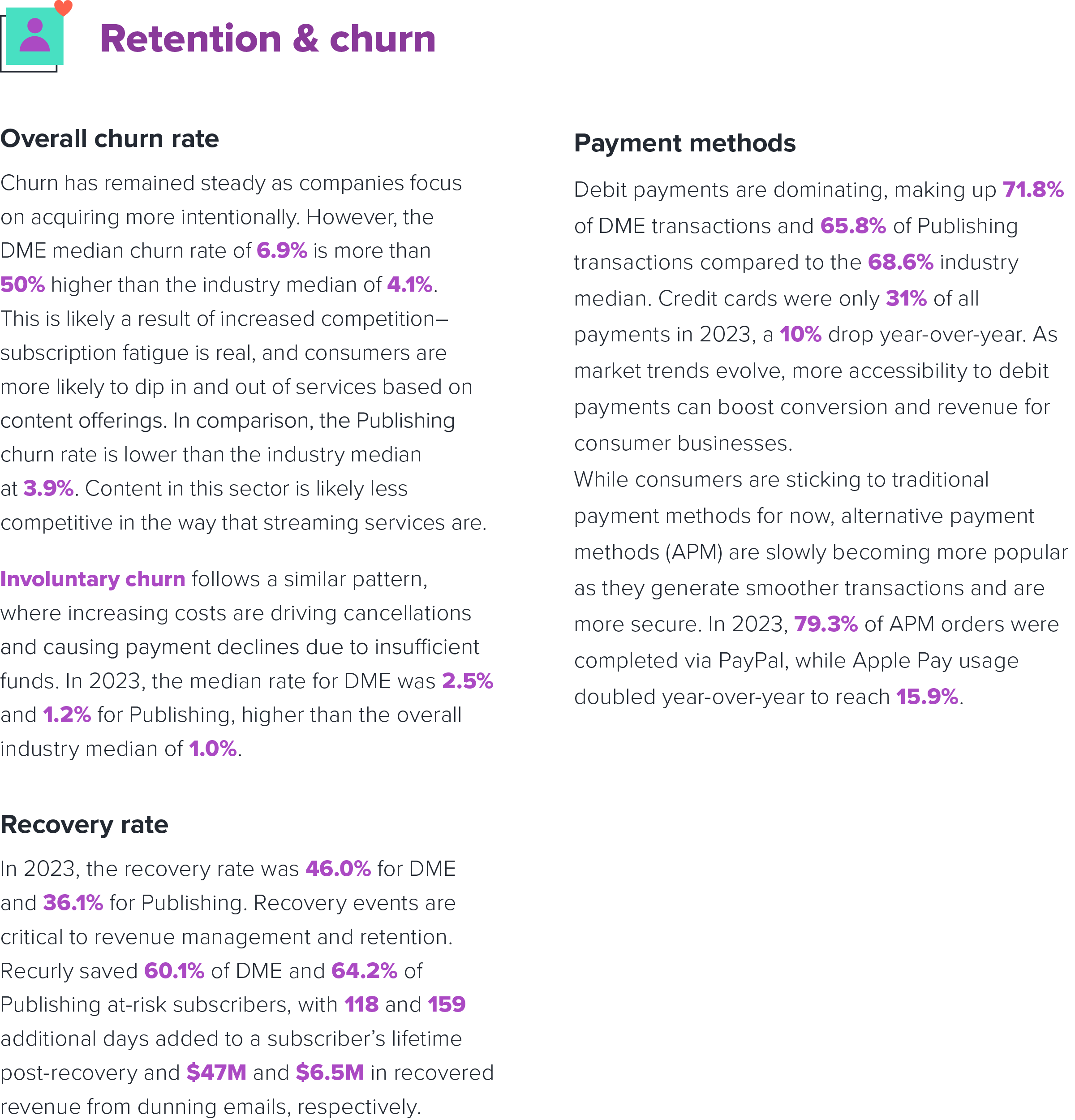 digital media & entertainment - churn