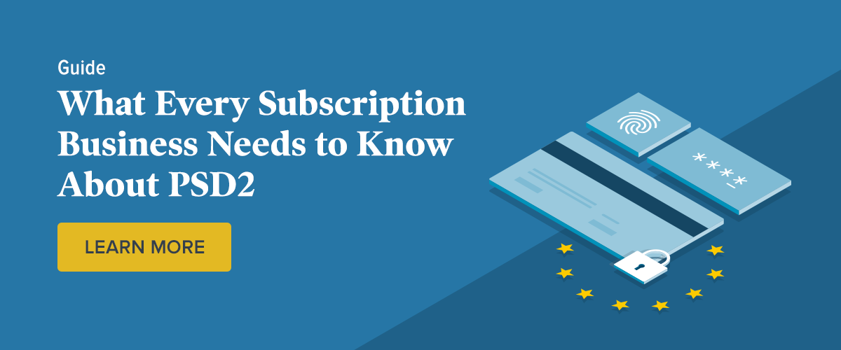 What Every Subscription Business Needs to Know About PSD2 guide banner depicting credit card security